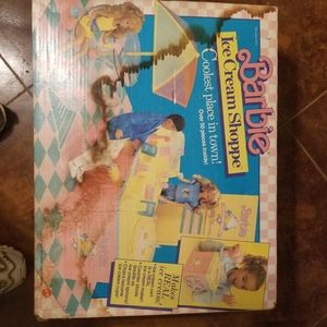 Vintage Barbie ice cream shoppe